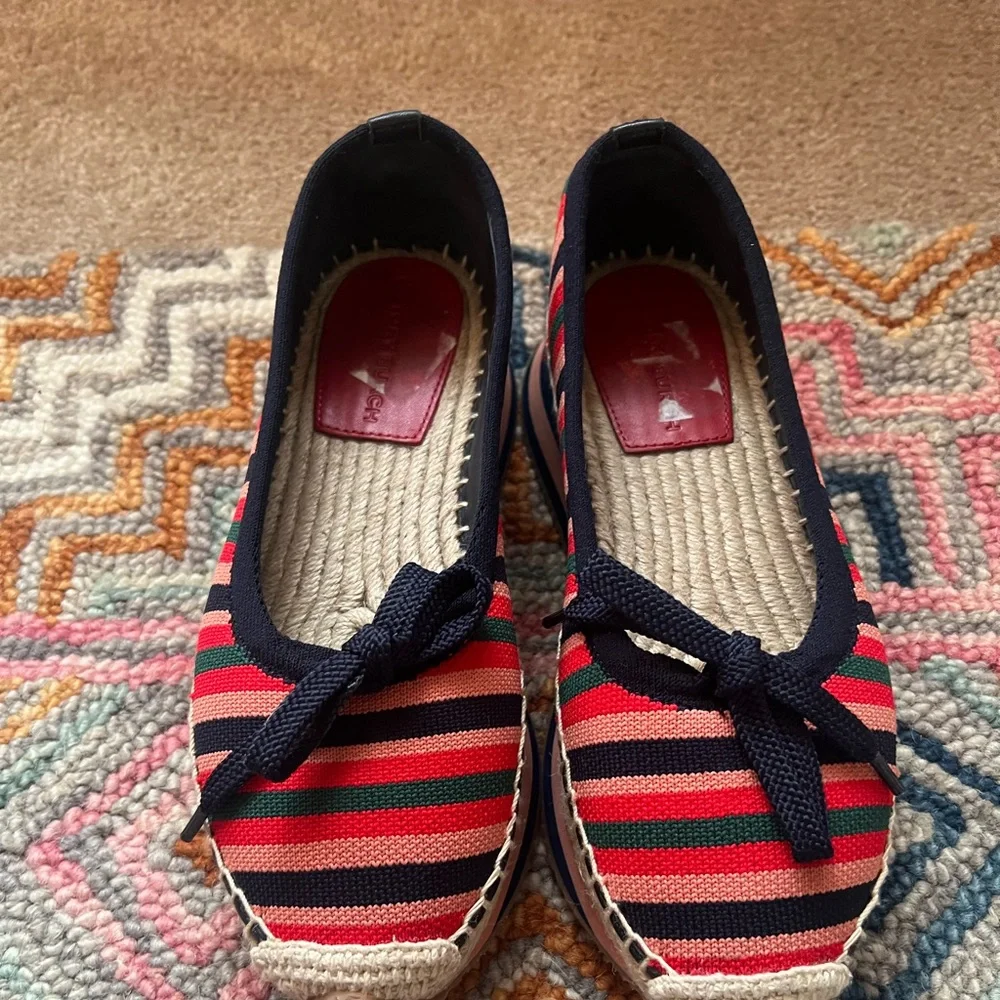 Tory Burch Espadrilles worn 1x size 8 - Picture 1 of 3